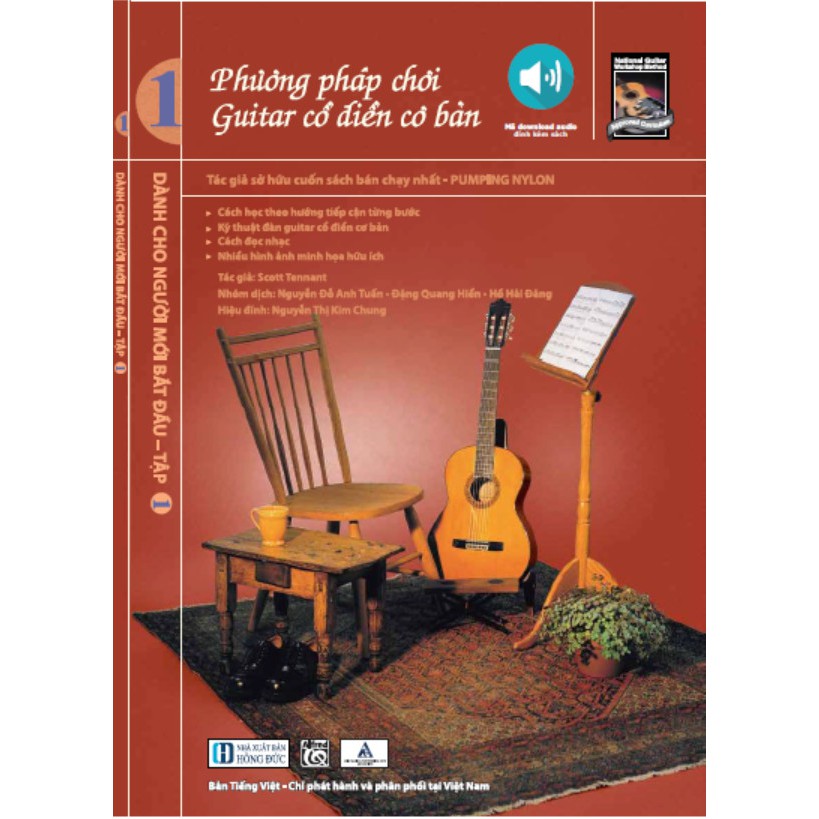 Sách - Phương Pháp Chơi Guitar Cổ Điển Cơ Bản - Tập 1