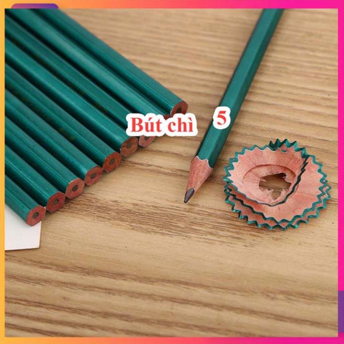 Đồ chuốt bút chì 10 cái -Bút chì Deli 2B XANH DƯƠNG - hàng quảng châu