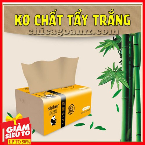 [FREESHIP❤️] 1 THÙNG 30 GÓI GIẤY ĂN GẤU TRÚC SIPIAO SIÊU DAI