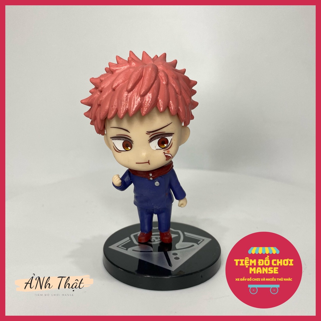 Mô hình anime chibi Jujutsu Kaisen Chú Thuật Hồi Chiến Satoru Itadori Megumi Nobara Sukana
