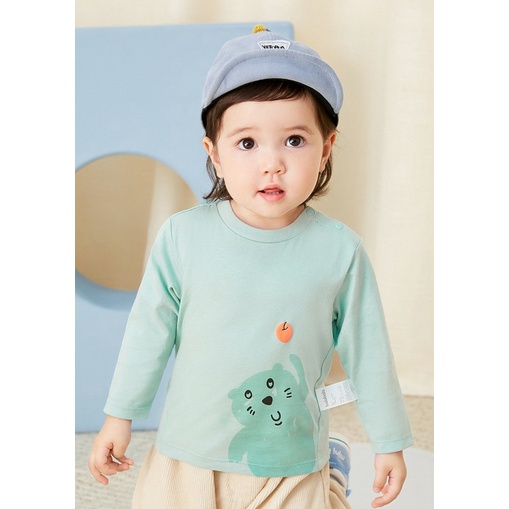 (0-3 tuổi) Áo phông dài tay bé trai hãng BALABALA 200321100101 mềm mịn, đáng yêu