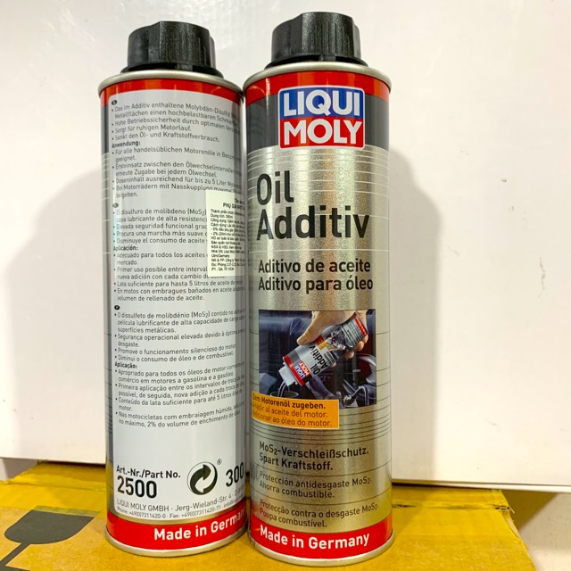 Phụ Gia Nhớt Liqui Moly Oil Additive - MOS2 - 2500 300ML Made in Germany