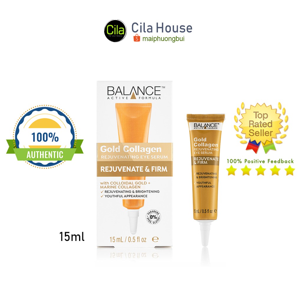 [CHÍNH HÃNG] Kem mắt Balance Gold Collagen - Cila House