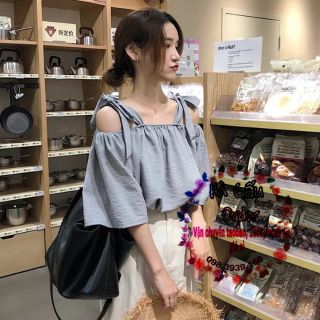 Áo sơ mi trễ vai hagauorder