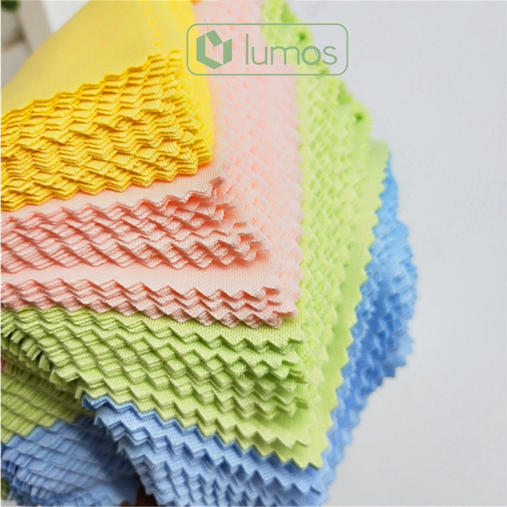 Khăn lau mắt kính, màn hình điện thoại chuyên dụng chất liệu cotton mềm mịn - LUMOS