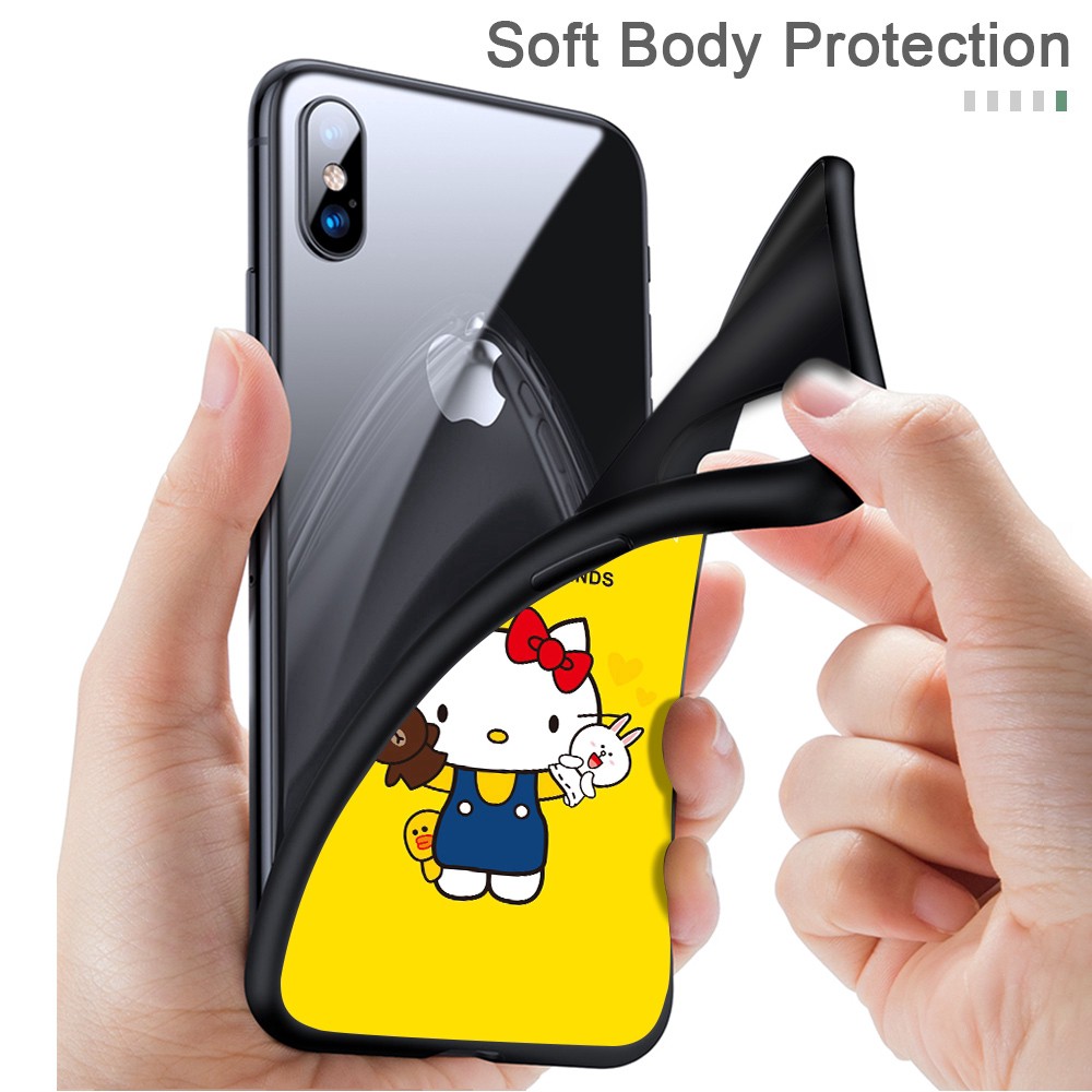 OPPO F11 F7 F9 F3 F5 Plus Pro F5 Youth For Soft Case Silicone Casing TPU Cute Cartoon Hello Kitty KT Cat Sugar Girl Lovely Phone Full Cover simple Macaron matte