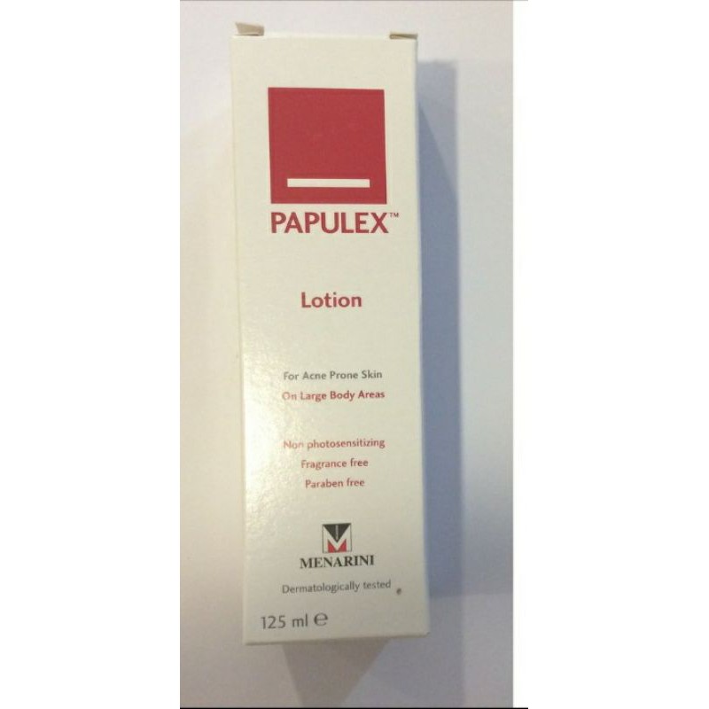 Papulex lotion  dùng cho ngực và lưng sản xuất tại Pháp