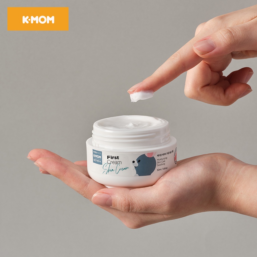 Kem dưỡng ẩm hữu cơ Jojoba 50ml K-Mom dưỡng ẩm, làm mềm an toàn cho làn da bé sơ sinh - kem dưỡng ẩm Kmom