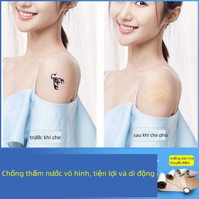 Miếng Dán Hình Xăm Che Phủ Vết Sẹo Và Da Vô Hình Màu Da Vô Hình