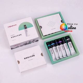 Màu gouache Miya (Himi) dạng tuýp 12ml bộ 12/18 màu - Họa cụ online
