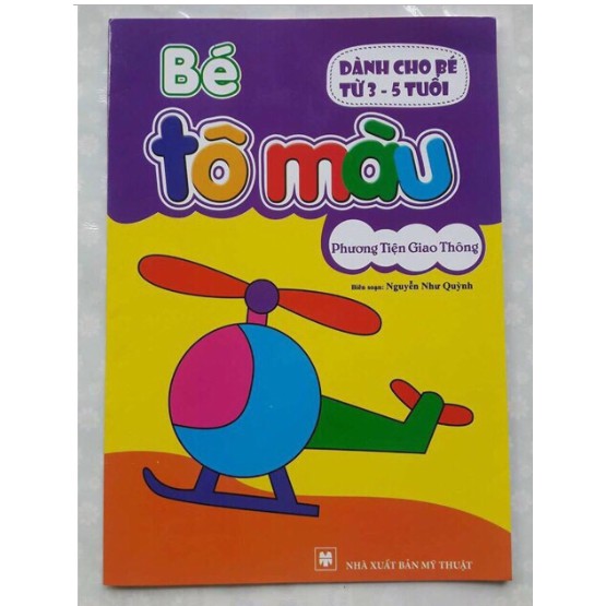 Combo 10 quyển tô màu cho bé