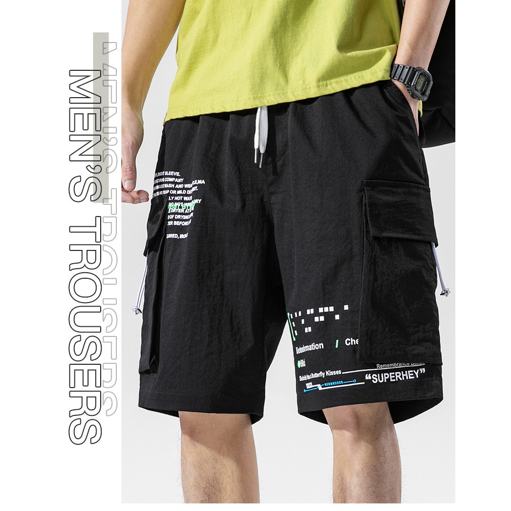 Quần Short Nam ống rộng Cao Cấp Trẻ Trung Hàn Quốc Unisex Nam Nữ [DODY Saigon / Quần Short Nam Ống Rộng] | BigBuy360 - bigbuy360.vn