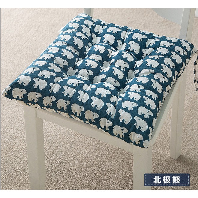 Gối vuông, nệm ngồi bệt phong cách Nhật Bản nhiều họa tiết kích thước 40x40x6cm