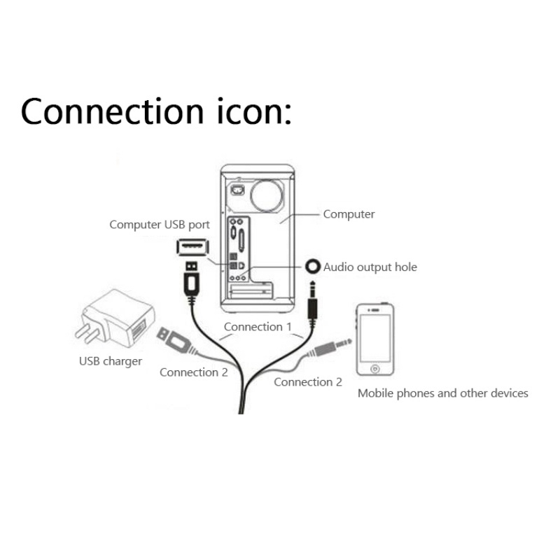 Loa Âm Thanh Siêu Trầm Có Đèn Led Nhiều Màu Sắc Cho Điện Thoại / Laptop / Mp3