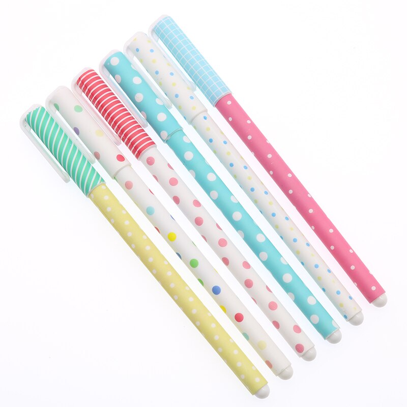 Set 6 Bút Mực 0.38mm Kiểu Dáng Sáng Tạo Dễ Thương
