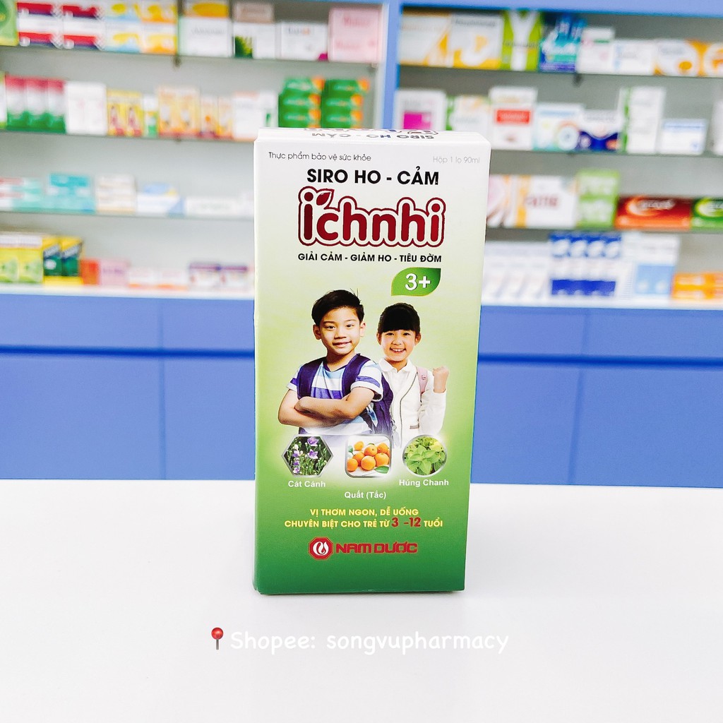 Siro ho cảm Ích Nhi cho bé từ 0+ và 3+