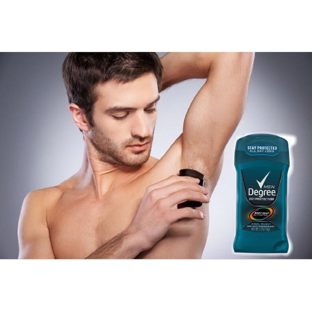 Lăn khừ mùi nam dạng sáp Degree Men Dry Protection 48 HourAntiperspirant Sport 76g (Mỹ)