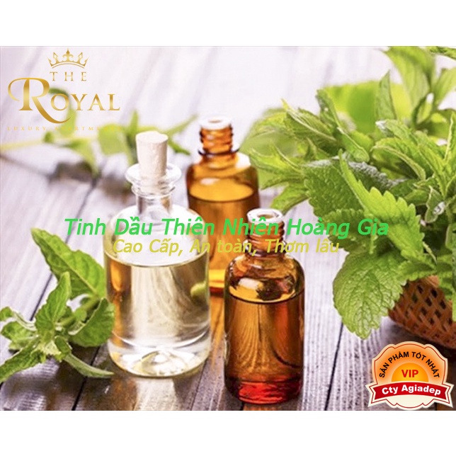 Tinh dầu Hoàng Gia Royal nguyên chất có kiểm định nhiều mùi 8ml, treo xe, kẹp điều hòa Agiadep.com