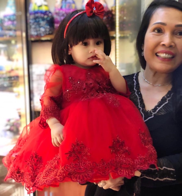 Váy công chúa  thiết kế cao cấp mã CC01