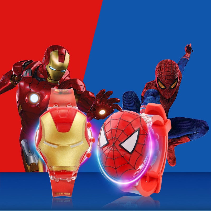 Đồng Hồ Đeo Tay Điện Tử 10 Phong Cách Hoạt Hình Disney Phát Sáng Dành Cho Trẻ Em