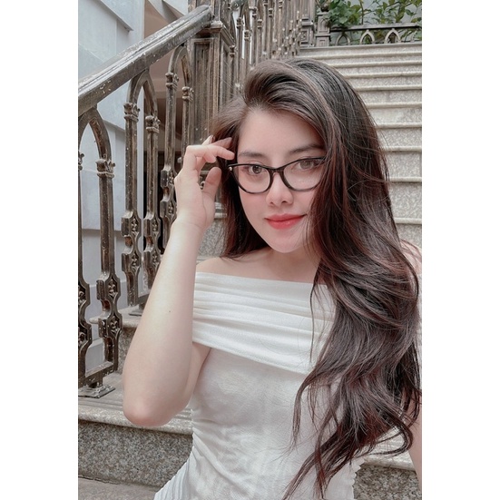 Mắt kính nữ ♈️ERSACE   Mẫu mắt mèo nhẹ cực xinh vừa đáp