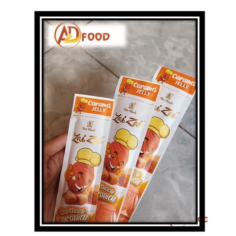 thạch zai zai vị caramen gói 300gr