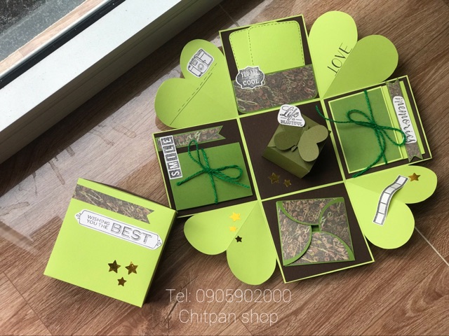 Hộp quà dán ảnh - size 10cm | BigBuy360 - bigbuy360.vn