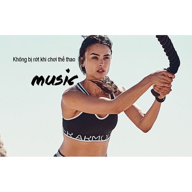 Tai Nghe Bluetooth Kiểu Dáng Thể Thao -Tai Nghe Treo Cổ H6 Chống Mồ Hôi Không Gây Đau Tai