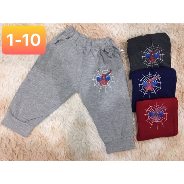 Quần cotton bes trai (8-40kg)