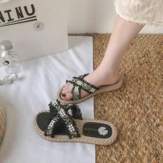 DÉP CÓI CHÉO ĐÍNH NGỌC ( HÀNG QUẢNG CHÂU ULZZANG)