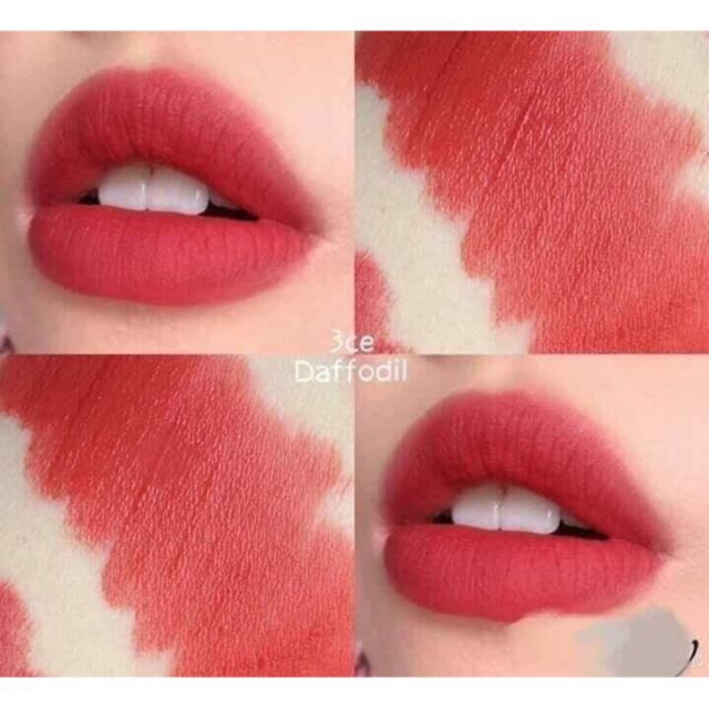 Son 3CE Velvet Lip Tint - Daffodil (đỏ đất)