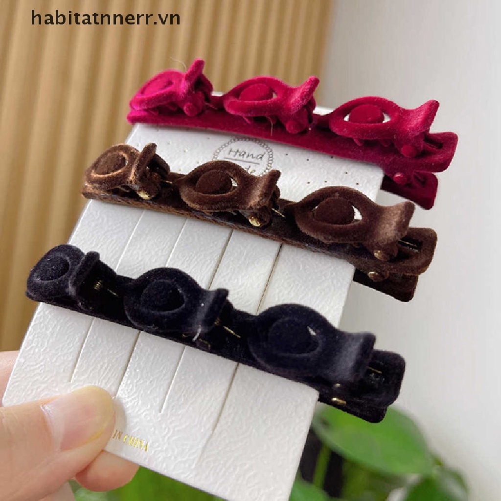 Kẹp Tóc Dạng Tết Màu Đen Dễ Thương Thời Trang Cho Nữ