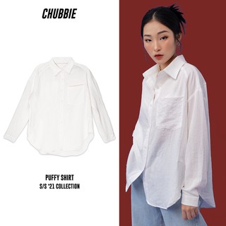 Áo sơmi đũi mịn ít nhăn CHUBBIE Puffy Shirt