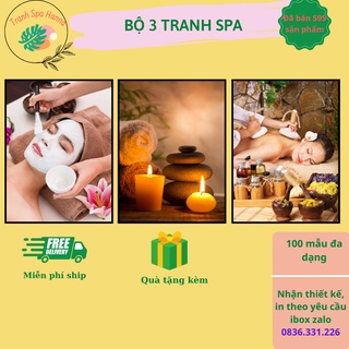 TRANH SPA TREO TƯỜNG DECOR SPA SIÊU ĐẸP GIÁ XƯỞNG A36 COLORLIFE