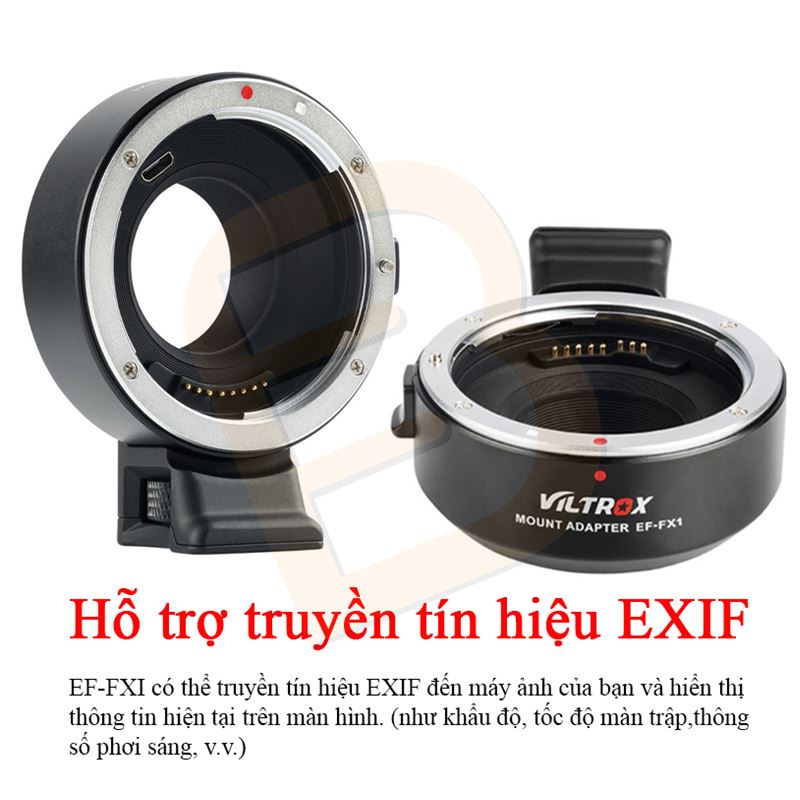 (CÓ SẴN) Ngàm chuyển Auto Focus AF Viltrox EF-FX1 dành cho máy ảnh Fujifilm dùng lens của Canon EF