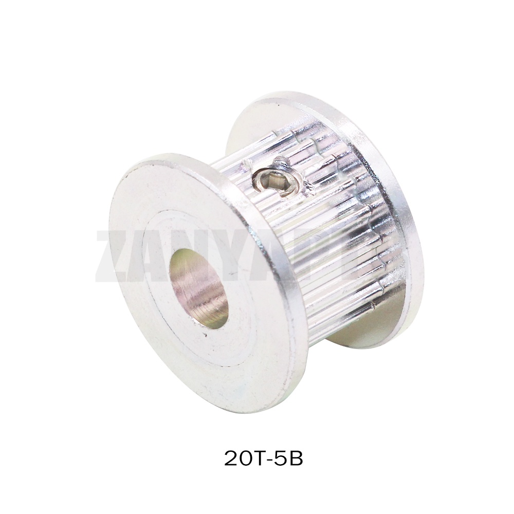 Dây Ròng Rọc Bằng Nhôm GT2 16T 20T Răng 3mm 5mm 8mm Cho Máy In 3D 6mm