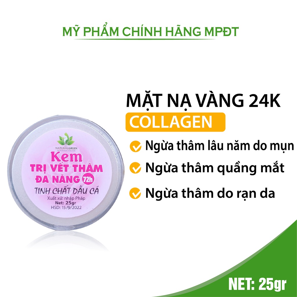 Kem vết thâm đa năng làm mờ thâm mụn, thâm do côn trùng, muỗi đốt, giảm bỏng, đẩy lùi tình trạng mụn trứng cá 25gr