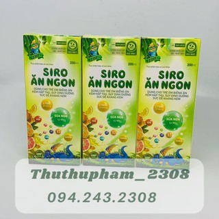 Siro ăn ngon 200ml – giúp bé ăn ngon miệng, tăng cường hấp thu
