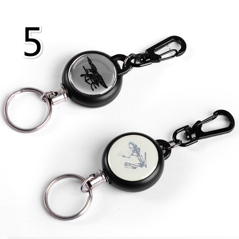 Móc Chìa Khóa Bằng Thép Chống Thất Lạc Hình Đầu Lâu