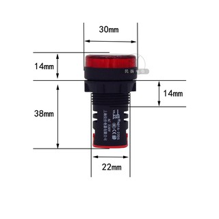 Đèn báo pha gắn tủ điện 22mm AD16-22DS