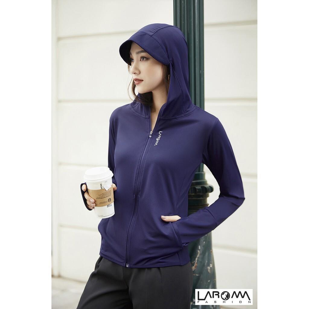 Áo chống nắng nữ Laroma Cản tia UV mềm mịn thoáng mát