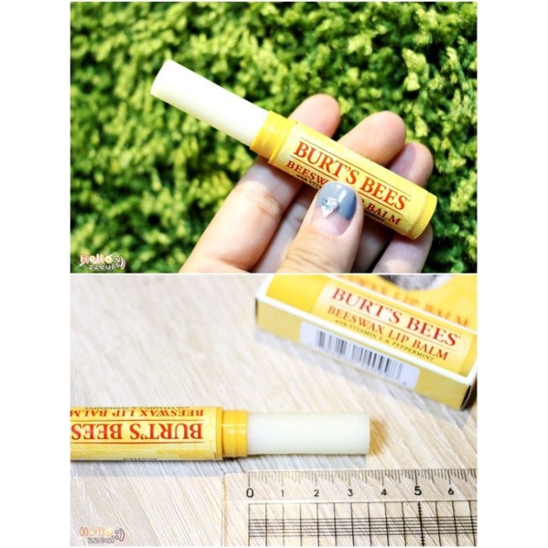 Son dưỡng Burt's Bee's Natural Moisturizing Beeswax Lip Balm