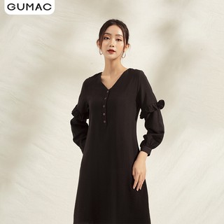Đầm suông nữ bèo tay DA1171 GUMAC