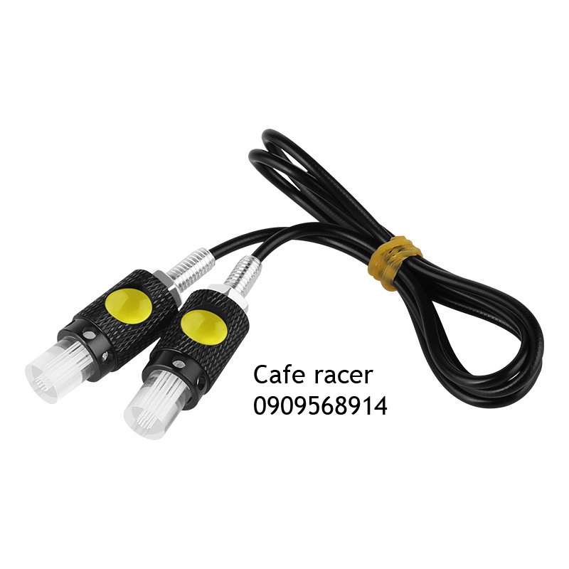 Cặp 2 led dermi xi nhan muty led thế hệ mới dùng độ Winer Exceiter cafe racer mô tô