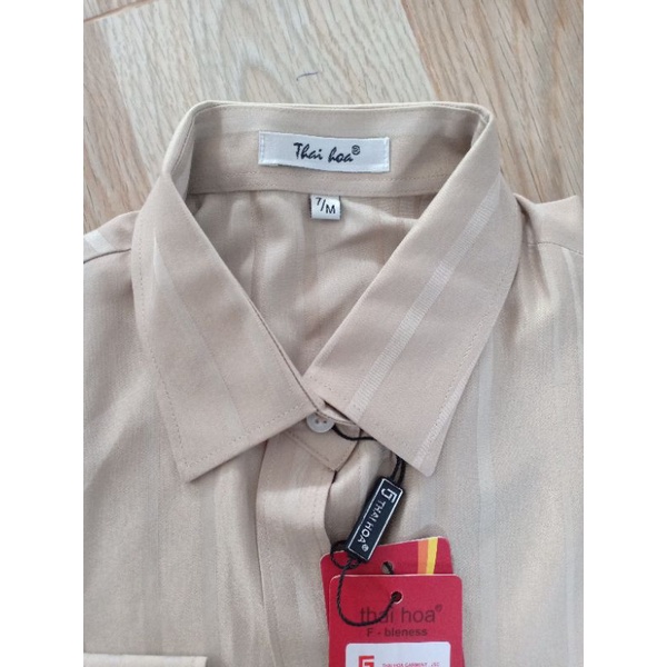 Áo sơ mi nữ Thái Hòa mã 9037 vải sợi tre co giãn