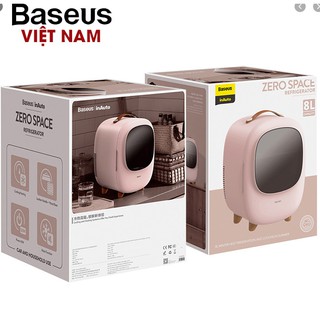 Tủ lạnh mini baseus 8l - 2021 - chính hãng - bsu01 sử dụng để bảo quản mỹ phẩm