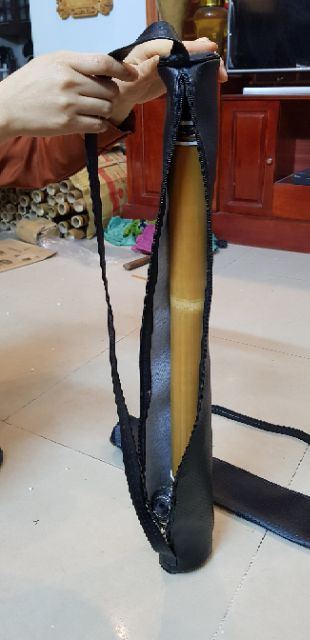 Bao da đựng điêu  ko chân dài 70cm. tặng nút nõ nhấc tàn