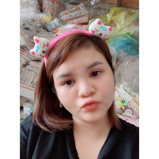 Băng Đô Cài Tóc Mèo Hồng