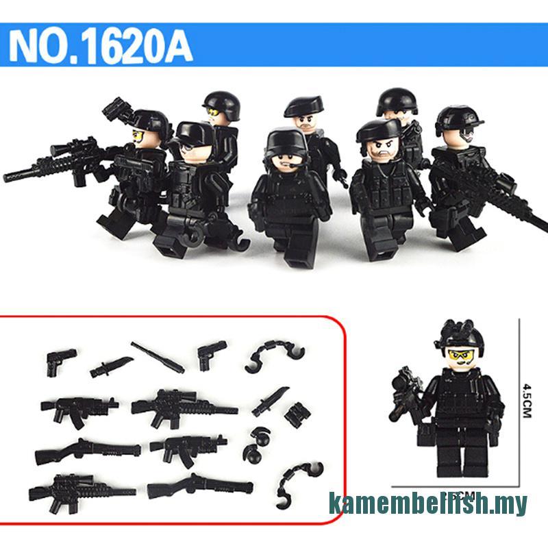 Bộ Đồ Chơi Lego Lắp Ráp Mô Hình Xe Cảnh Sát Quân Đội