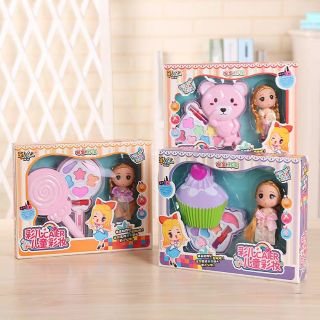 FREESHIP 50K - Búp bê chibi và đồ trang điểm